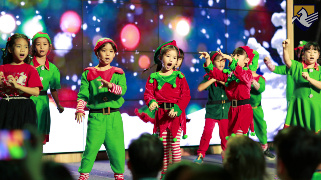 D-PREP primary students dancing on stage